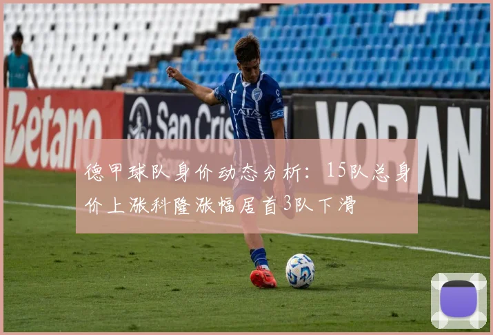 德甲球队身价动态分析：15队总身价上涨科隆涨幅居首3队下滑