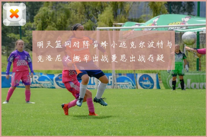 明天篮网对阵黄蜂小迈克尔波特与克洛尼大概率出战曼恩出战存疑